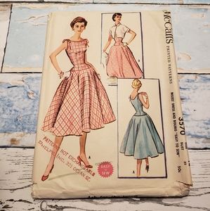 Vintage 1956 McCall Pattern